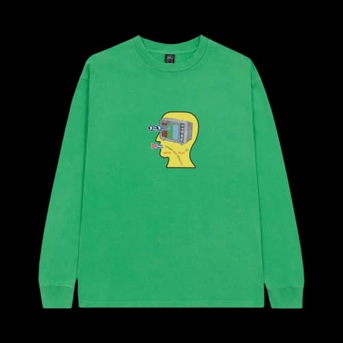 Brain Dead Tele Eyes Long Sleeve 'Kelly Green'