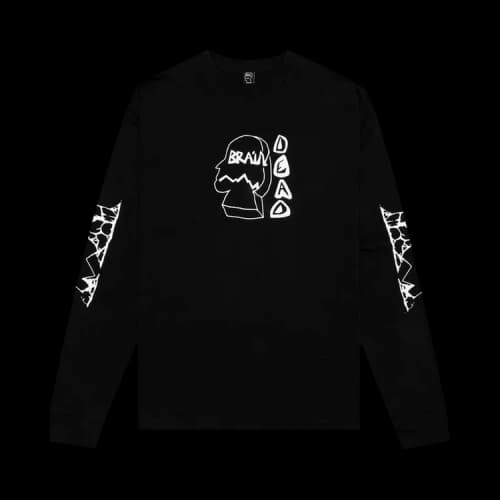 Brain Dead Trailhead Long Sleeve 'Washed Black'