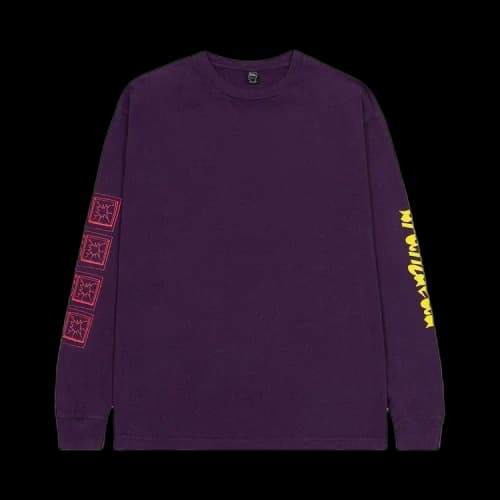 Brain Dead Uncertainties Long Sleeve 'Purple'