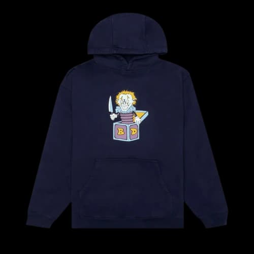 Brain Dead Clownin' Hooded Sweatshirt 'Navy'