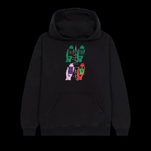 Brain Dead Throwing Hands Hooded Sweatshirt 'Black'