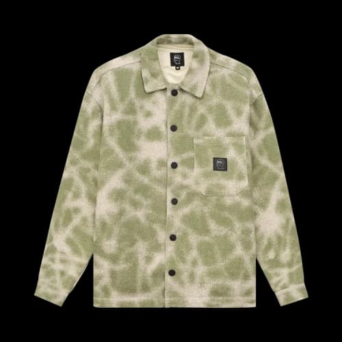 Brain Dead Fireworks Yarn Dyed Flannel Shirt 'Moss'