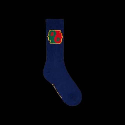 Brain Dead Yin Yang Sock 'Navy'