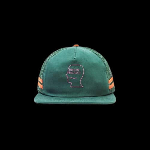 Brain Dead Logohead 5 Panel Trucker Cap 'Mallard'