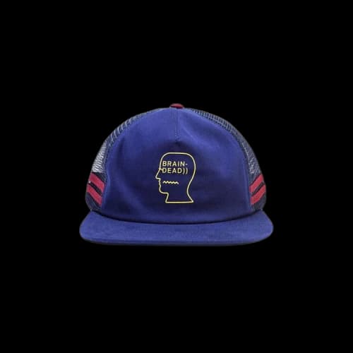 Brain Dead Logohead Trucker Cap 'Navy'