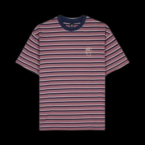 Brain Dead 94 Striped T-Shirt 'Pink'