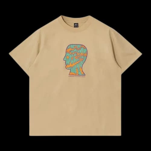 Brain Dead Split Planes T-Shirt 'Tan'