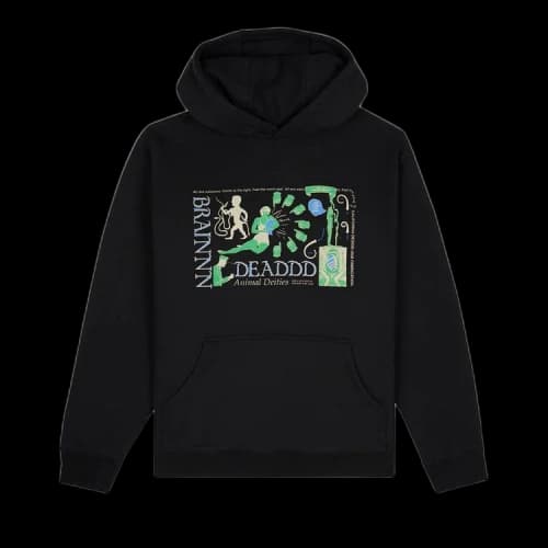 Brain Dead Animal Dieties Hoodie 'Black'