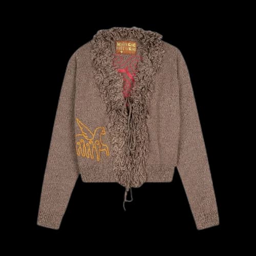 Brain Dead Marled Cardigan 'Clay'
