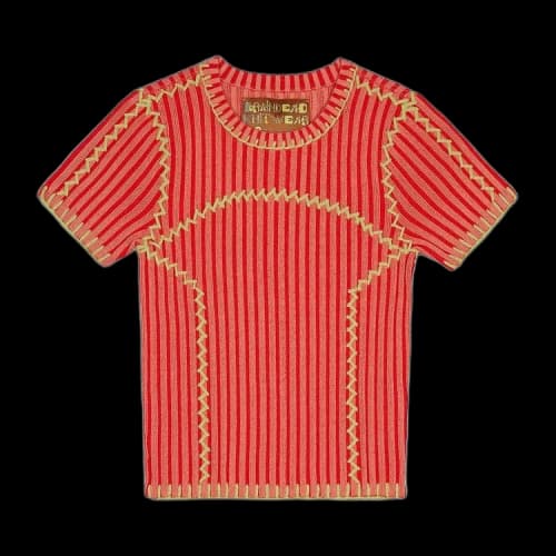 Brain Dead Mariel Sport Knit Top 'Guava'