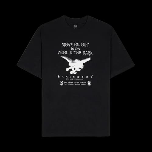 Brain Dead Open Mind T-Shirt 'Black'