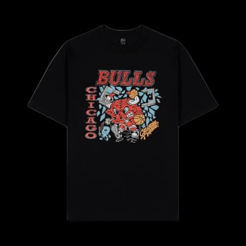 Brain Dead x NBA Chicago Bulls Tee 'Black'