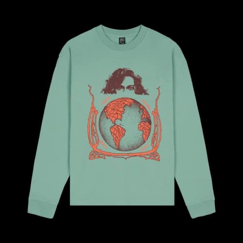 Brain Dead Conspiracy Long-Sleeve T-Shirt 'Grey Green'