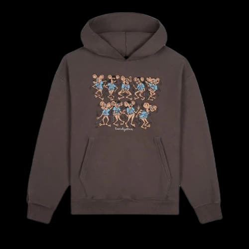 Brain Dead Rat Dance Soundsystem Hoodie 'Grey'