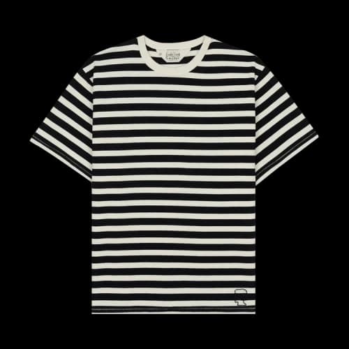Brain Dead Heavyweight Stripe Tee 'Black'