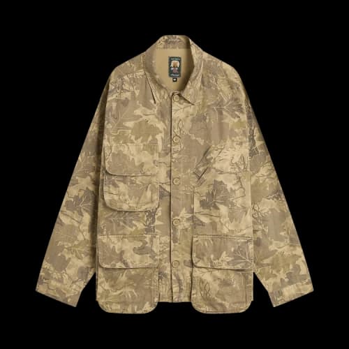 Brain Dead Twill Military Shirt Jacket 'Camo'