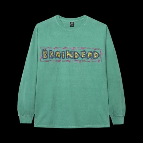 Brain Dead One Who Shouts Long-Sleeve Tee 'Green'