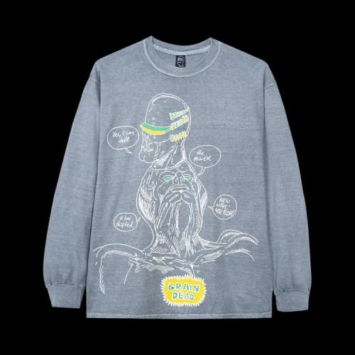 Brain Dead Power Shift Long-Sleeve Tee 'Slate'