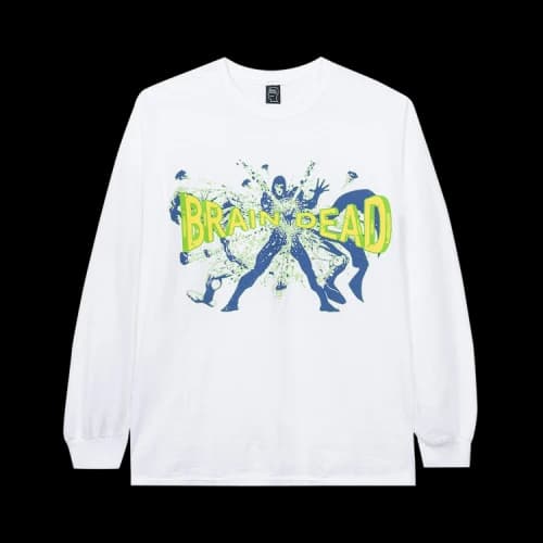 Brain Dead Blammin' Long-Sleeve 'White'
