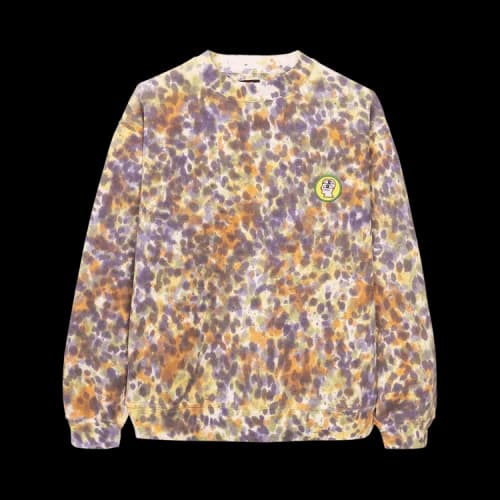 Brain Dead Eye Ballz PVC Patch Crewneck Sweatshirt 'Dot Dye'