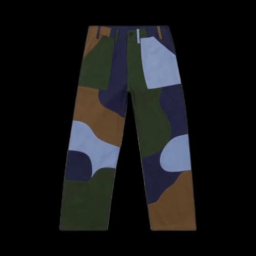 Brain Dead Patchwork Military Pant 'Navy'