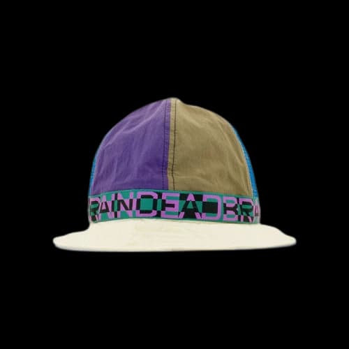 Brain Dead Nigel Color Blocked Bell Bucket Hat 'Cream'
