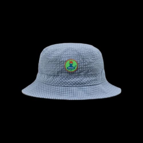 Brain Dead Seersucker Bucket Hat 'Light Blue'