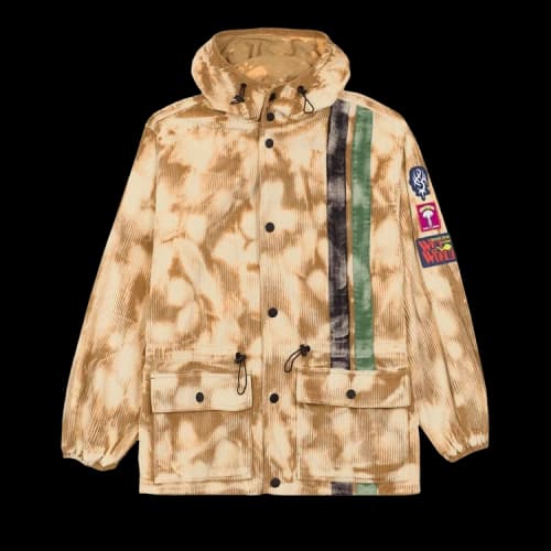 Brain Dead Hooded Corduroy Racing Jacket 'Cream'