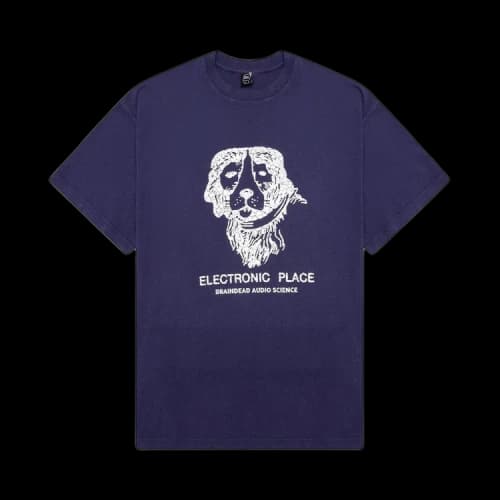 Brain Dead Electronic Place Tee 'Navy'