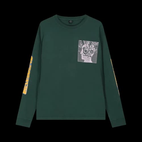 Brain Dead Dna Long-Sleeve Shirt 'Forest Green'
