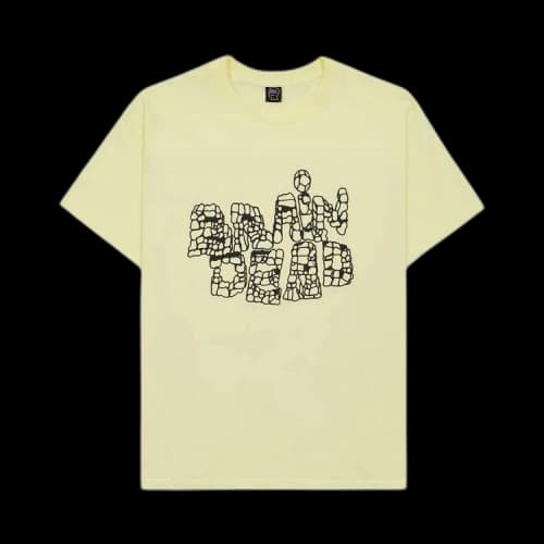 Brain Dead Punch Up T-Shirt 'Lemon'