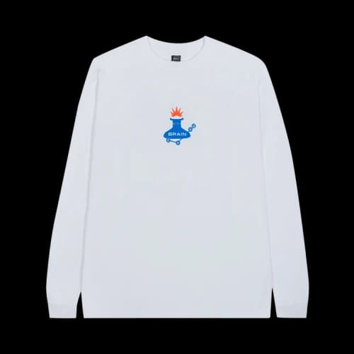 Brain Dead Man-Machine Long-Sleeve Shirt 'White'