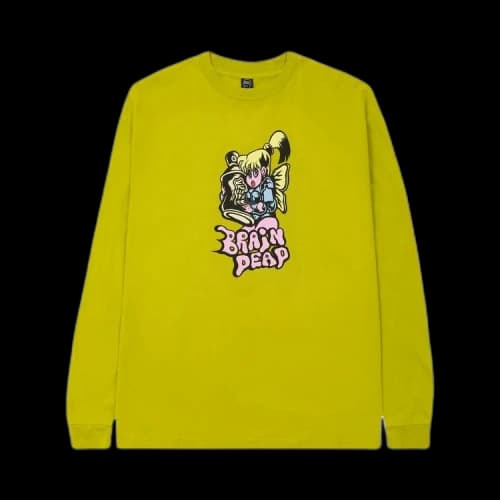 Brain Dead Bubblegum Shorty Long-Sleeve 'Gold'