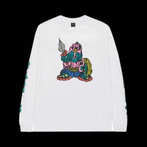 Brain Dead Little Barbarian Long-Sleeve 'White'