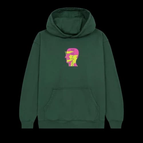 Brain Dead x Gotcha Sci-Fi Surf Long-Sleeve Hooded Sweatshirt 'Green'