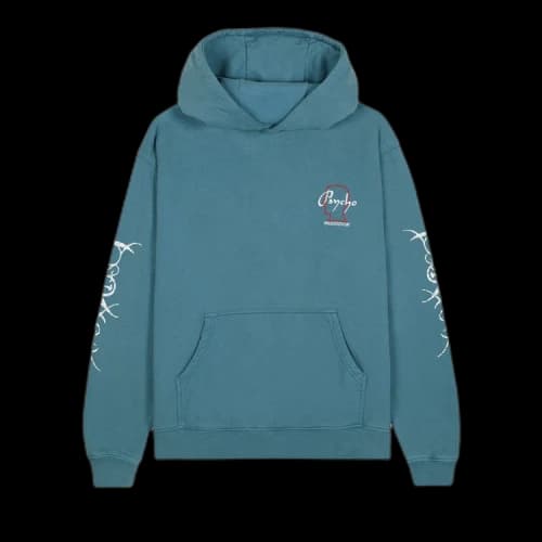 Brain Dead Psycho Meditation Hoodie 'Teal'
