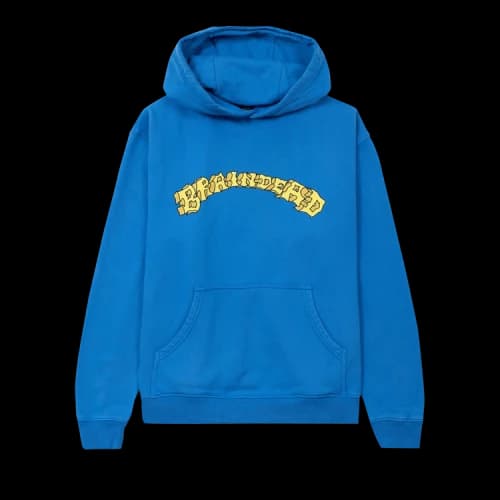 Brain Dead Running Fades Hooded Sweatshirt 'China Blue'