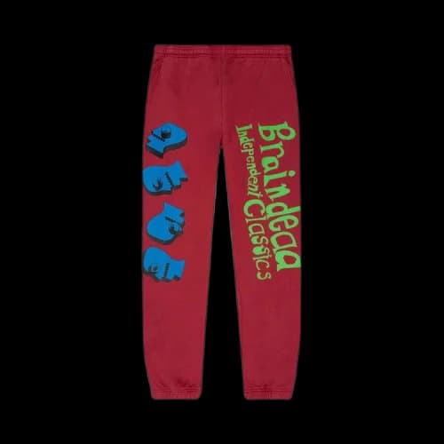 Brain Dead Independent Classics Sweatpant 'Maroon'
