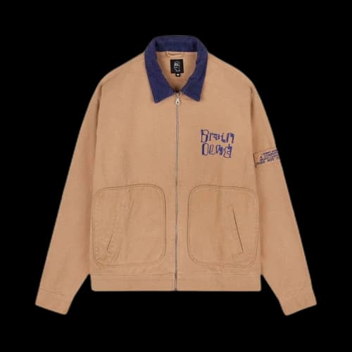 Brain Dead Perfect Visions Trucker Jacket 'Nutmeg'