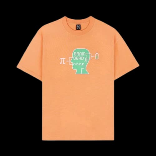 Brain Dead Low Battery T-Shirt 'Peach'