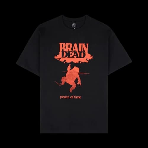 Brain Dead Peace of Time Tee 'Black'