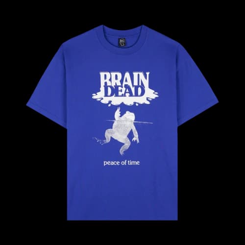 Brain Dead Peace Of Time T-Shirt 'Blue'