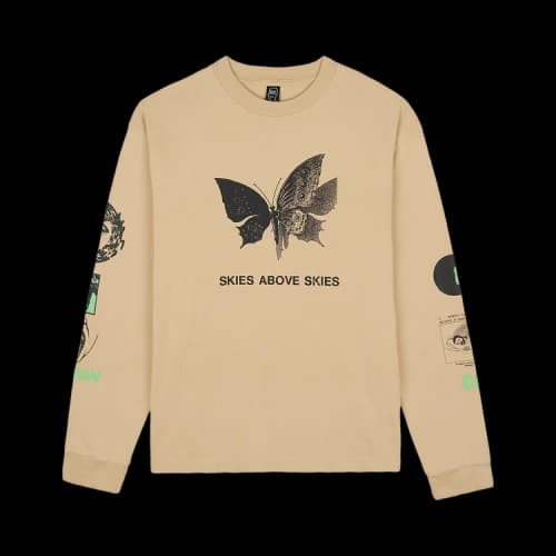 Brain Dead Skies Above Skies Long-Sleeve 'Tan'