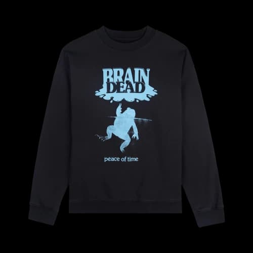 Brain Dead Peace Of Time Crewneck 'Black'