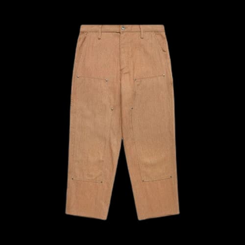 Brain Dead Bull Denim Double Knee Utility Pant 'Brown'