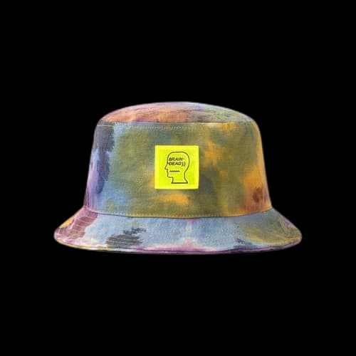 Brain Dead Dyed Canvas Bucket Hat 'Tie Dye'