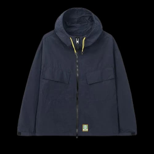Brain Dead Zip Front Anorak 'Navy'