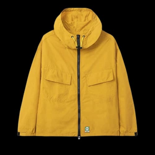 Brain Dead Zip Front Anorak 'Gold'