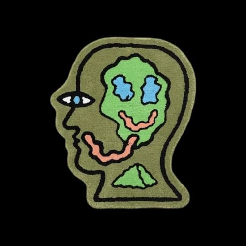 Brain Dead x Homeshake Under The Weather Rug 'Moss'