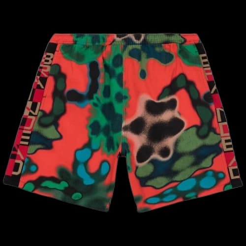 Brain Dead Amoeba Watercolor Beach Short 'Green'